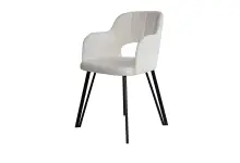 MARCO 680 M2 nowoczesne krzesło z podłokietnikami, metalowe nogi